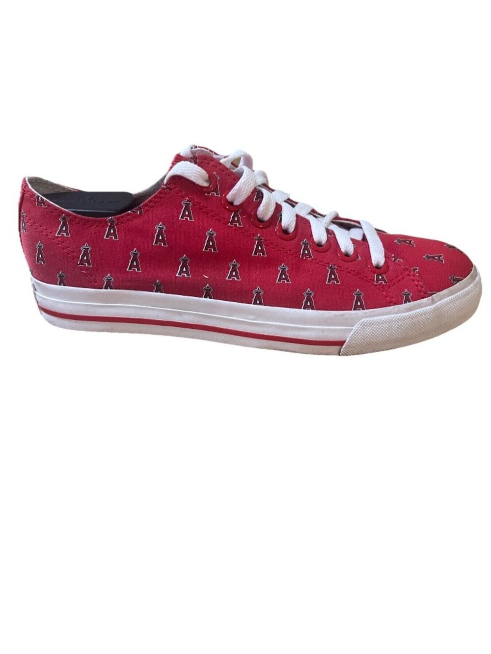 LOS ANGELES ANGELS Row One MLB Low Top Sneakers Shoes (Men's 6| Women's 7.5